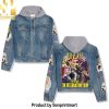 Madonna Singer Patchwork Hoodie Denim Jacket