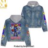 NCAA Georgia Bulldogs Graphic Print Hoodie Denim Jacket