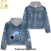 NCAA North Carolina Tar Heels Statement Hoodie Denim Jacket