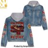 NFL Philadelphia Eagles Abstract Design Hoodie Denim Jacket