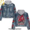 NFL Tampa Bay Buccaneers Cropped Hoodie Denim Jacket