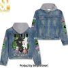 Philadelphia Phillies Acid Wash Hoodie Denim Jacket