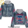 Philadelphia Phillies Ripped Hoodie Denim Jacket