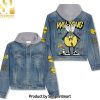 Wu-Tang Clan Photorealistic Print Hoodie Denim Jacket