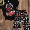AC DC Rock Band Casual All Over Printed Pajama Sets