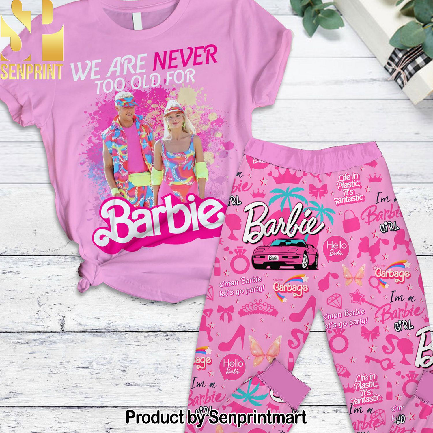 Barbie Movie Best Outfit 3D Pajama Sets
