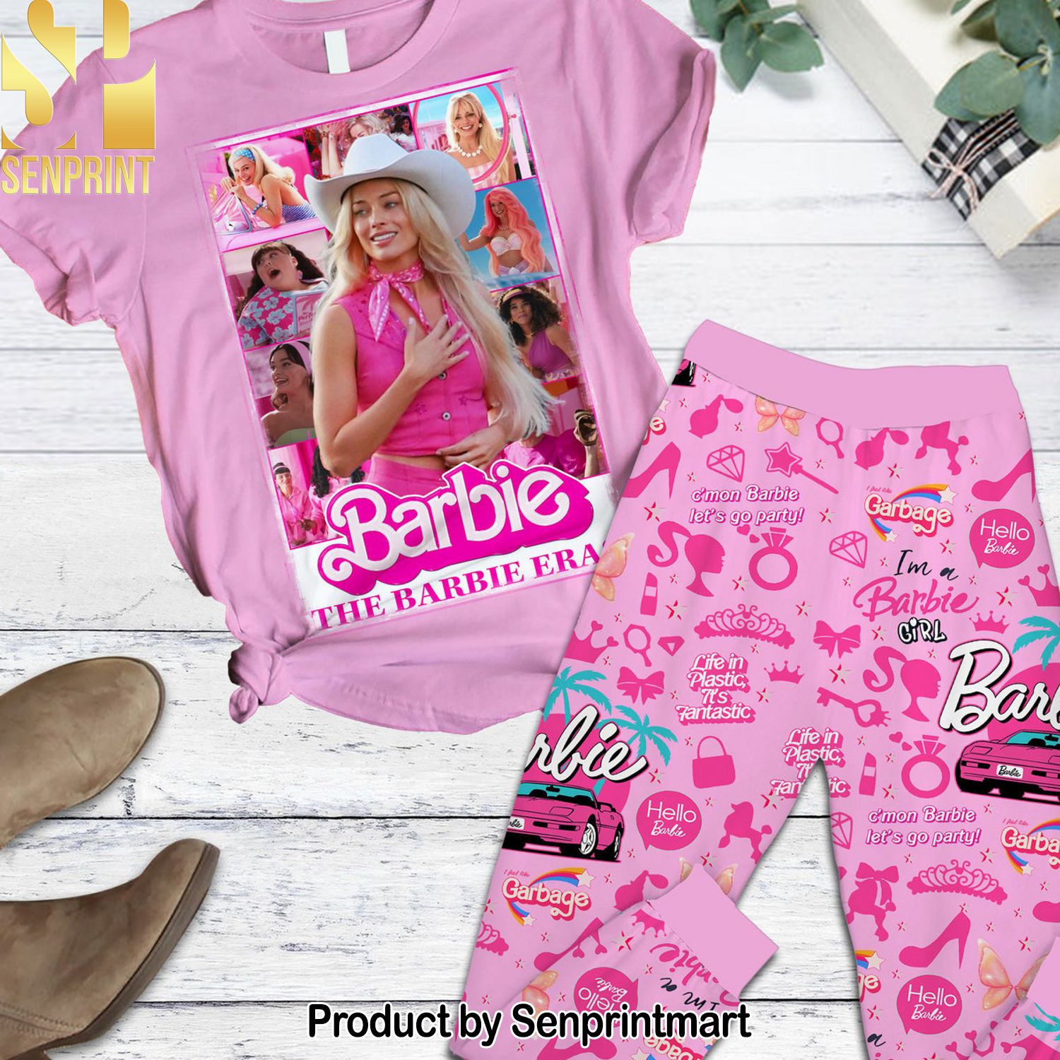Barbie Movie New Outfit Full Printed Pajama Sets