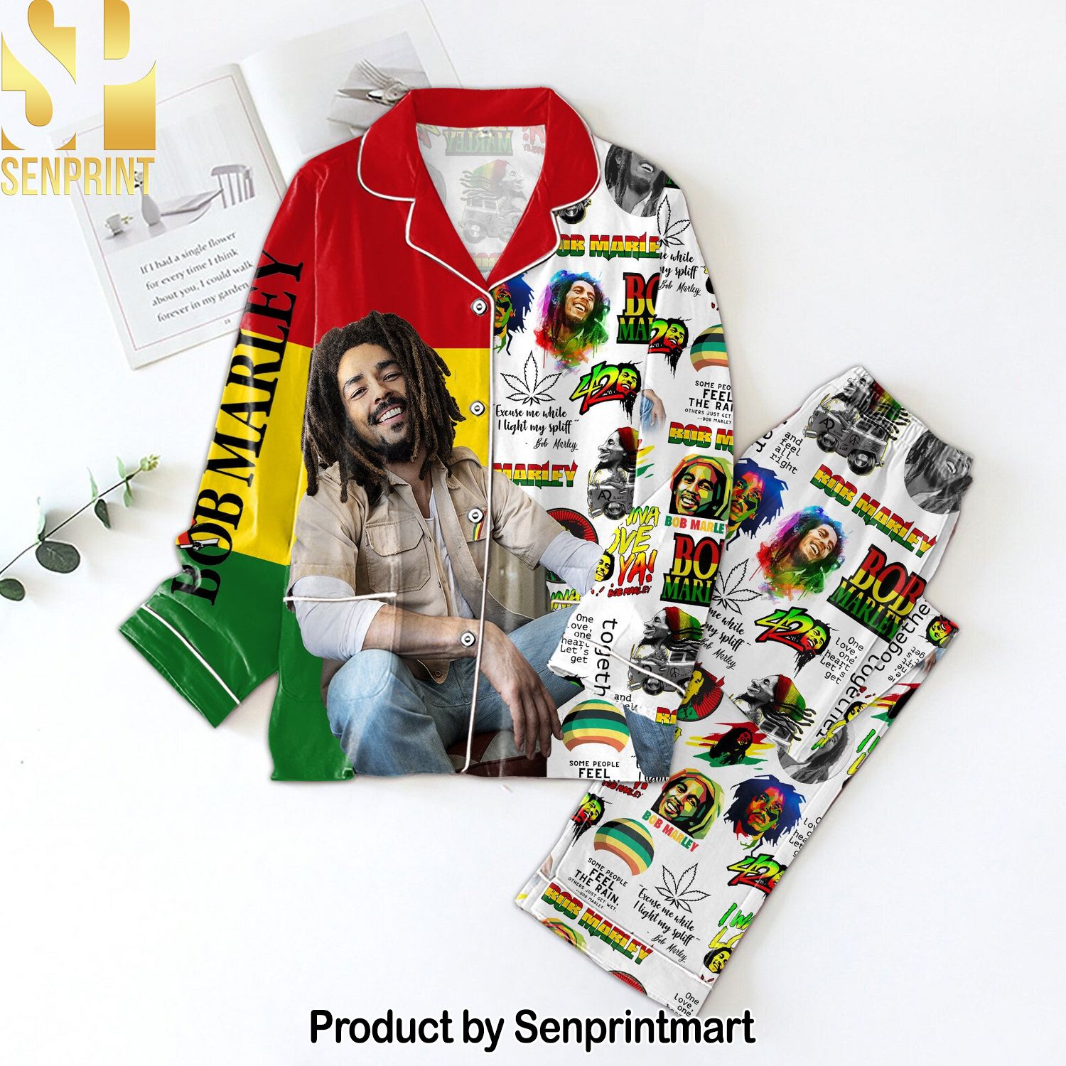 Bob Marley Casual Pajama Sets