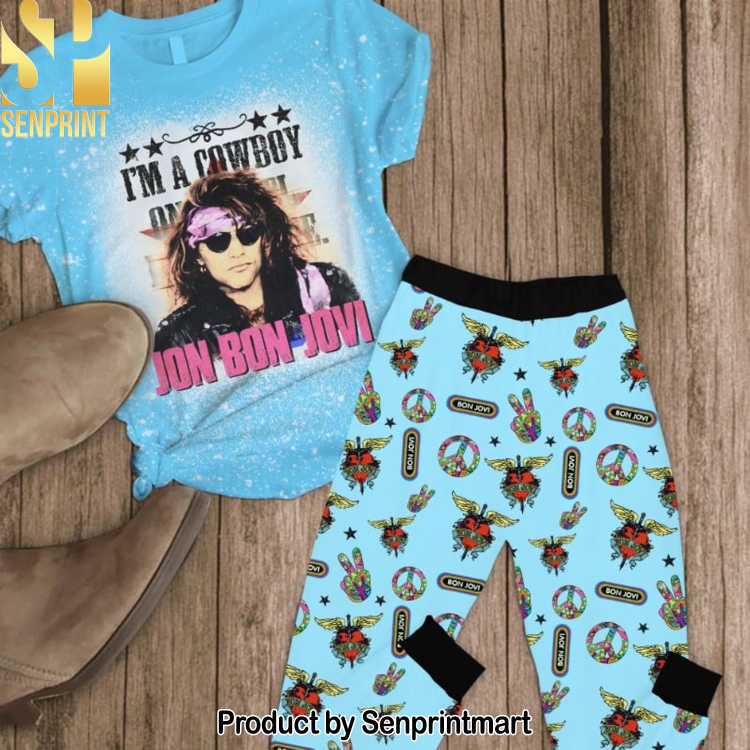 Bon Jovi Rock Band Casual 3D Pajama Sets