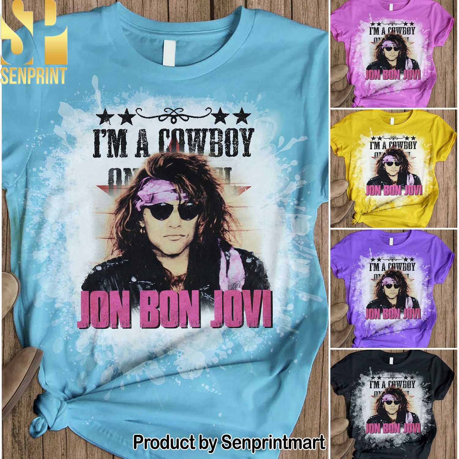 Bon Jovi Rock Band Casual Full Printed Pajama Sets