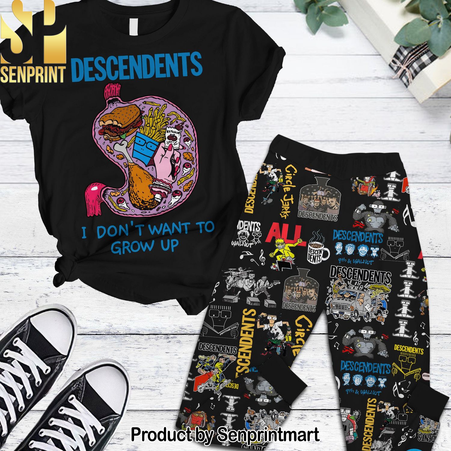 Descendents Rock Band Amazing Outfit Pajama Sets