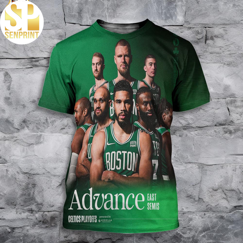 Boston Celtics Advance To NBA Playoffs East Conference Semi Final Season 2023-2024 3D All Over Print Shirt – SEN4150911