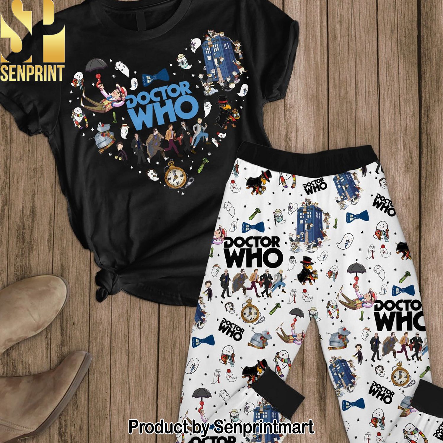 Doctor Who For Fans Full Printed Pajama Sets