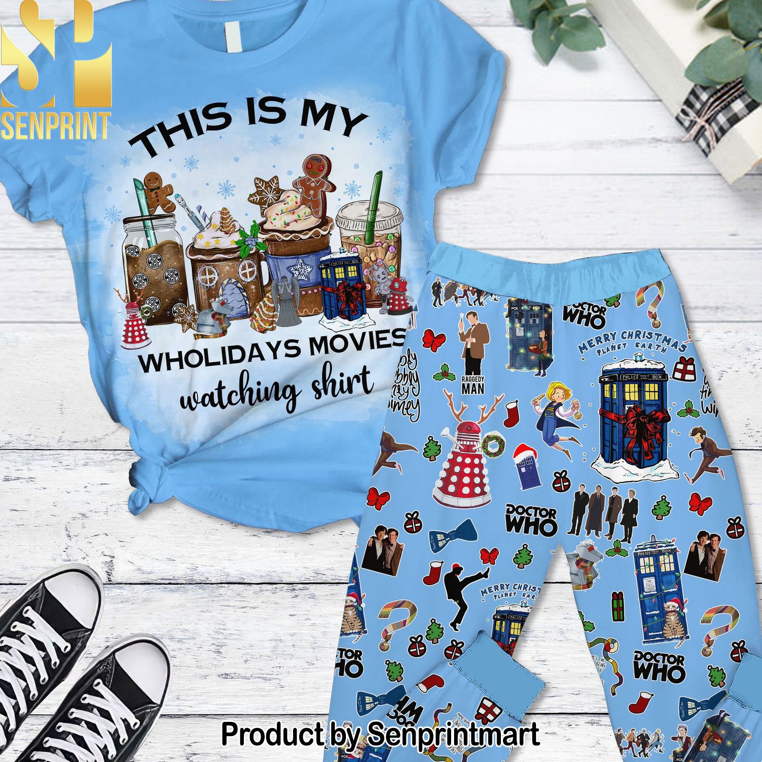 Doctor Who Unique Full Print Pajama Sets