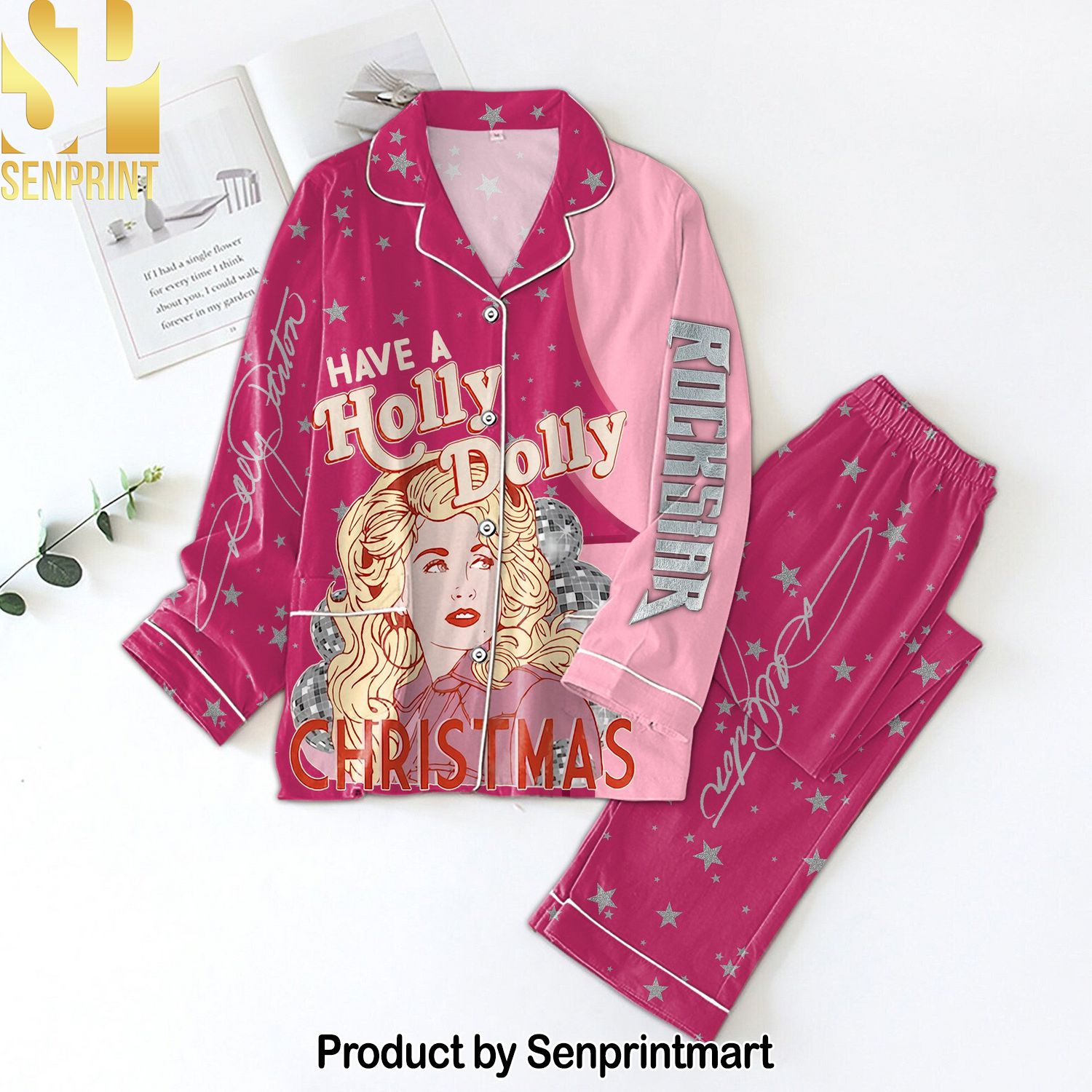Dolly Parton For Fan Full Printing Pajama Sets