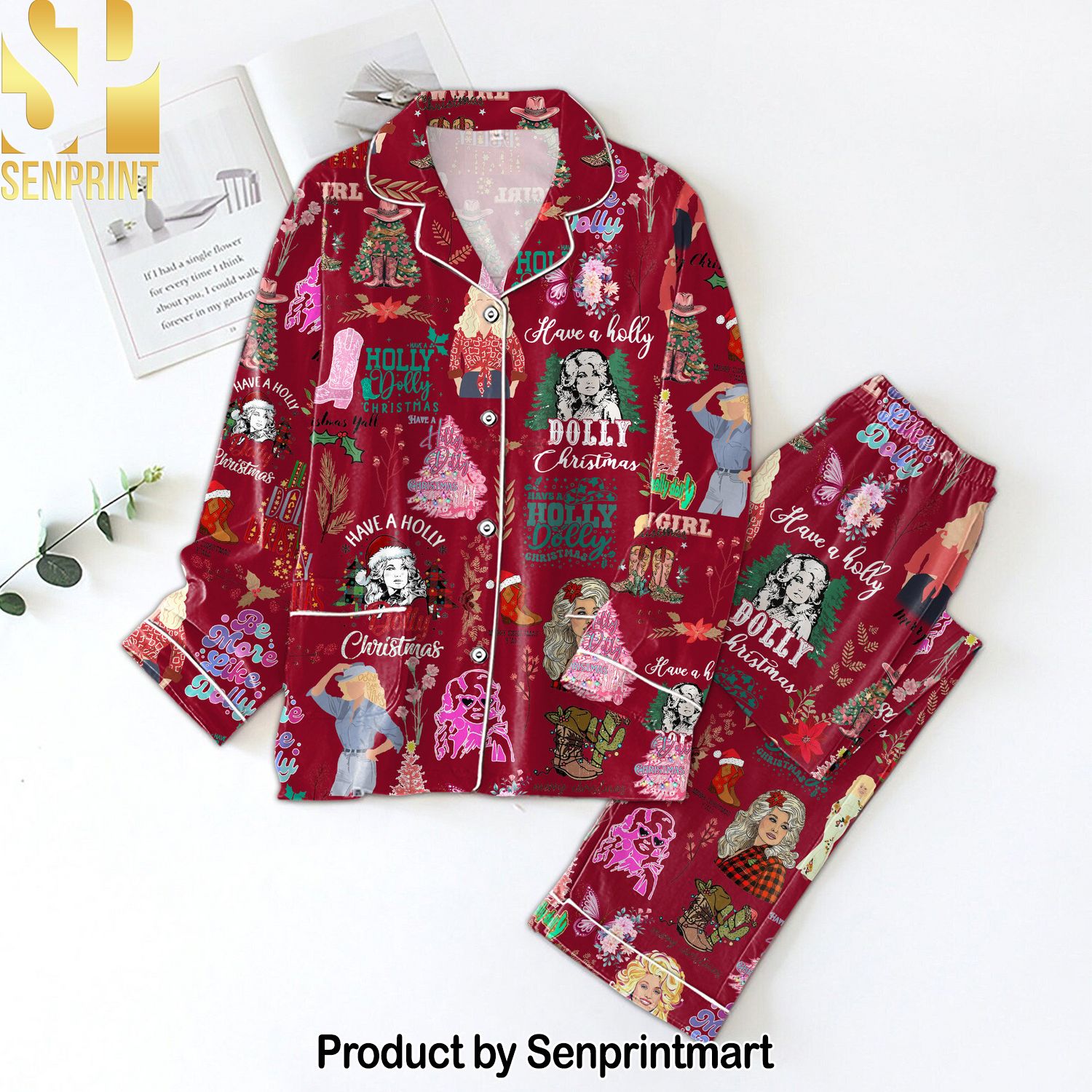 Dolly Parton For Fans All Over Print Pajama Sets
