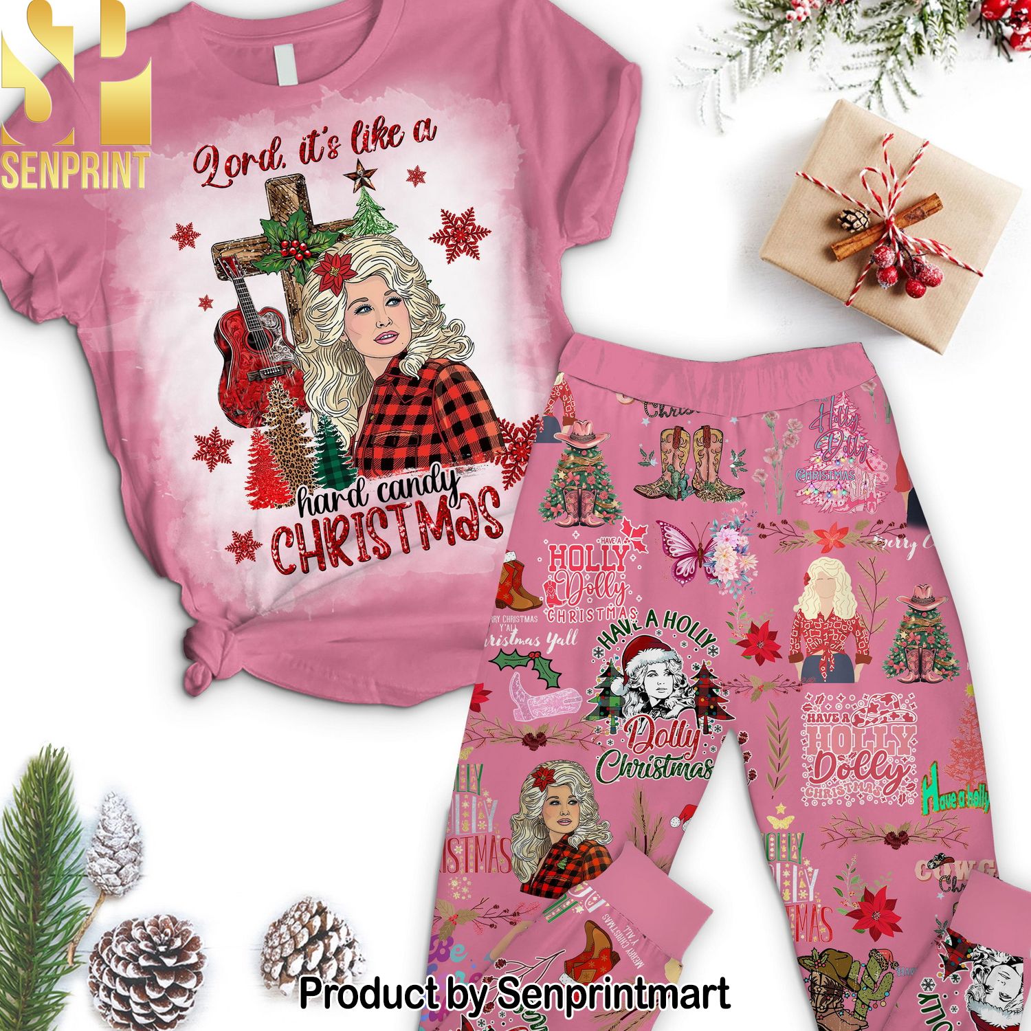 Dolly Parton For Fans Full Printed Pajama Sets