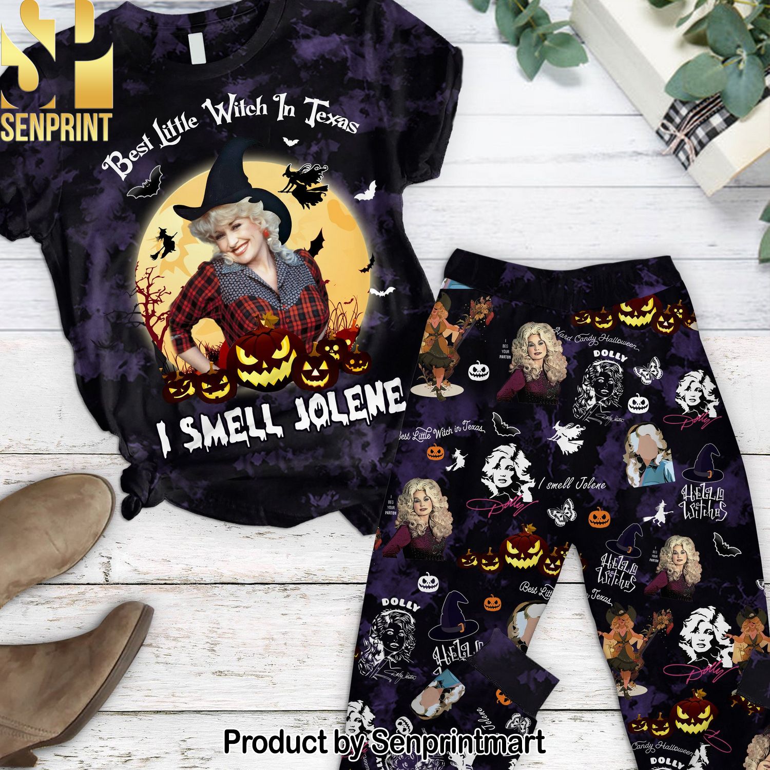 Dolly Parton Gift Ideas Full Printing Pajama Sets