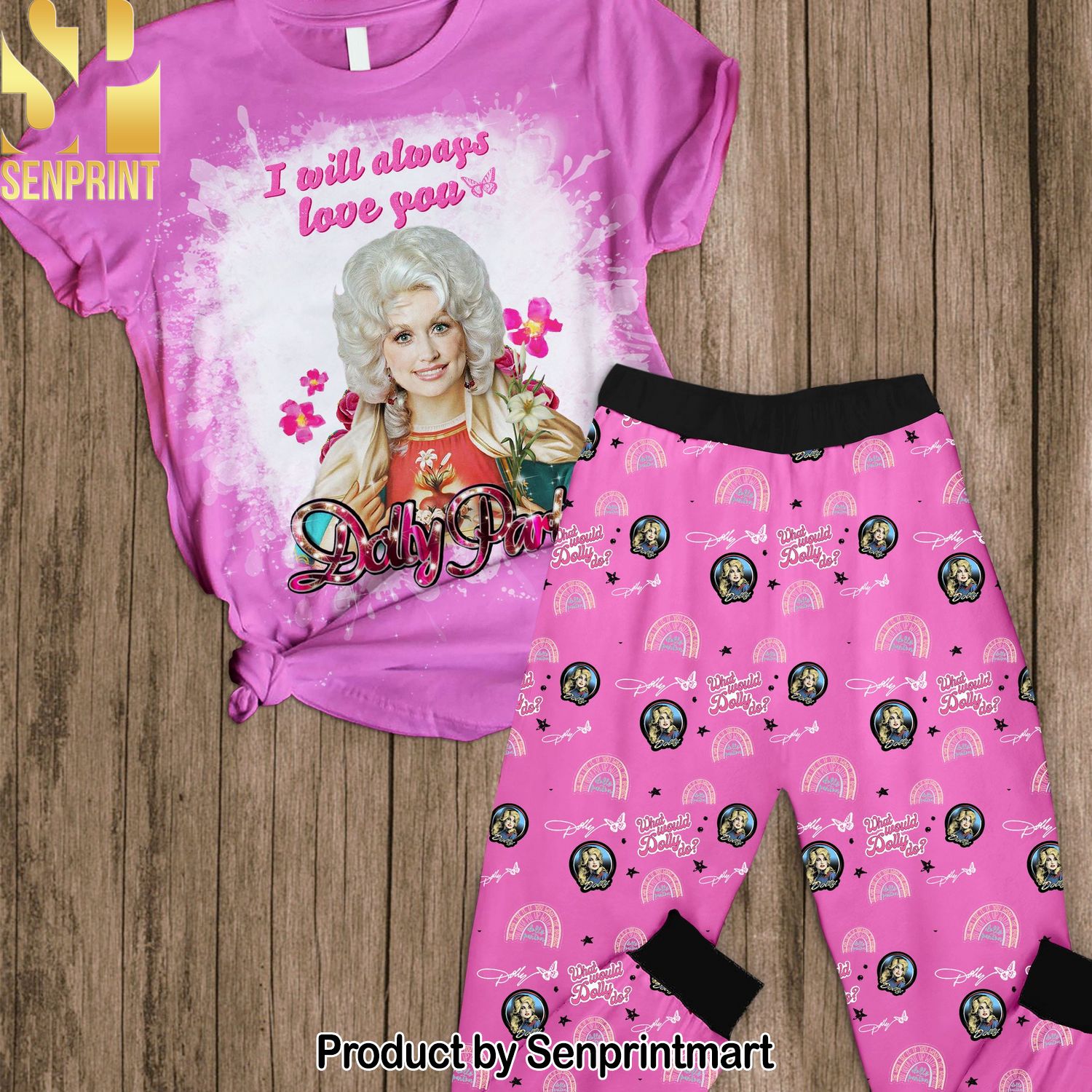Dolly Parton Unique 3D Pajama Sets