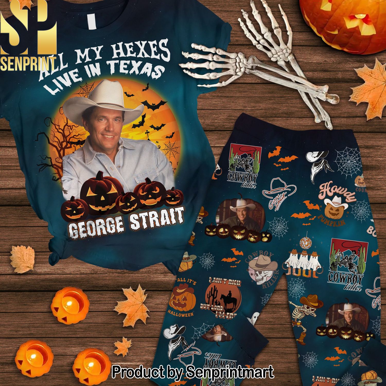 George Strait For Fan 3D Pajama Sets