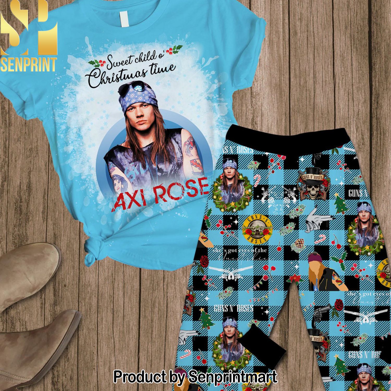 Guns N’ Roses Rock Band New Fashion Full Printed Pajama Sets