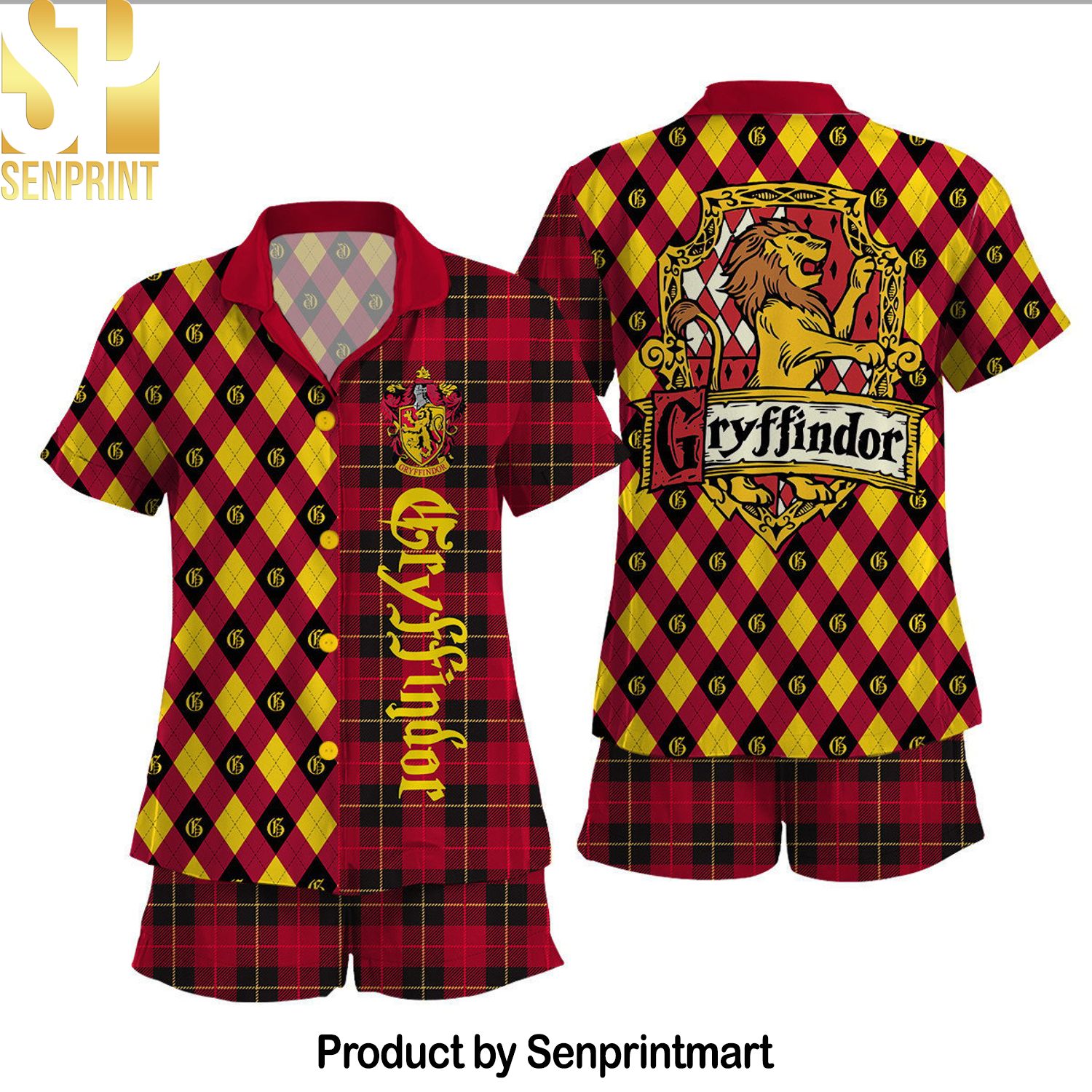 Harry Potter Best Combo All Over Print Pajama Sets