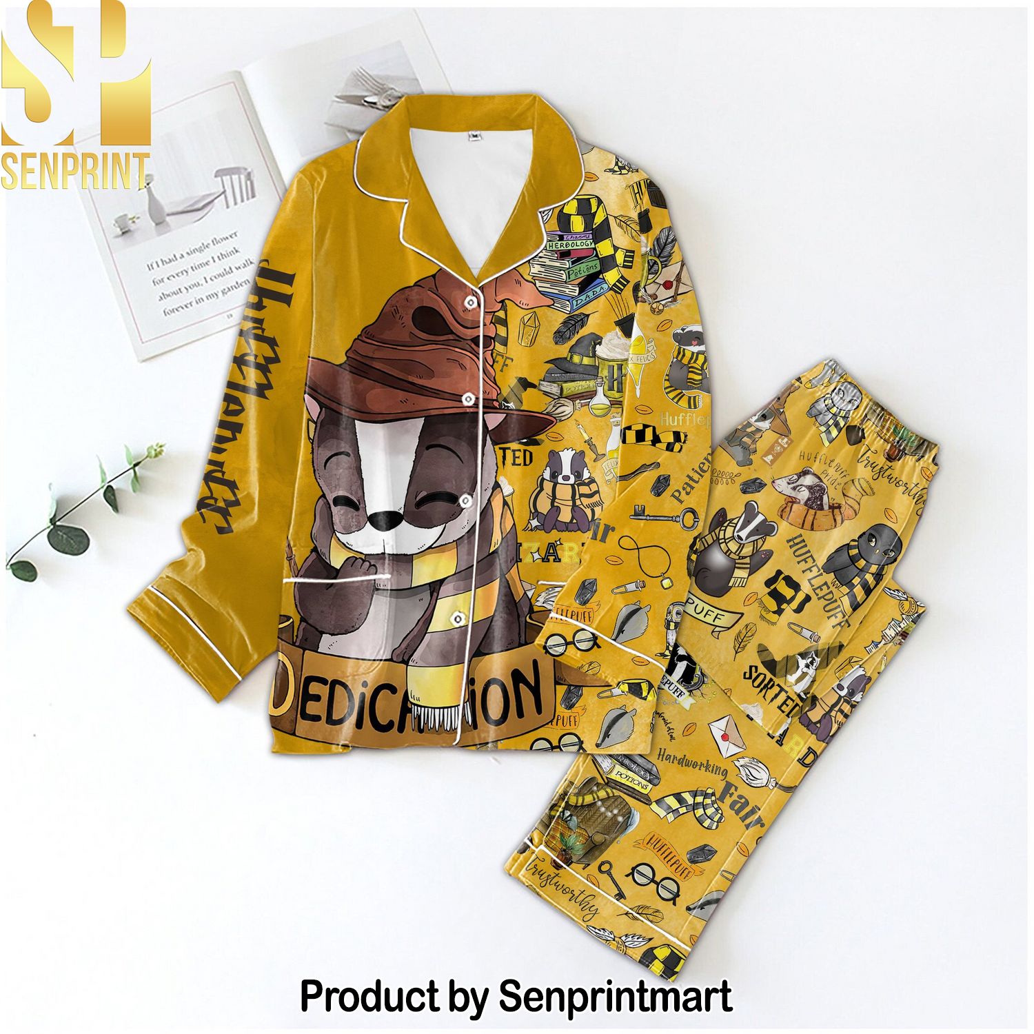Harry Potter For Fan All Over Printed Pajama Sets