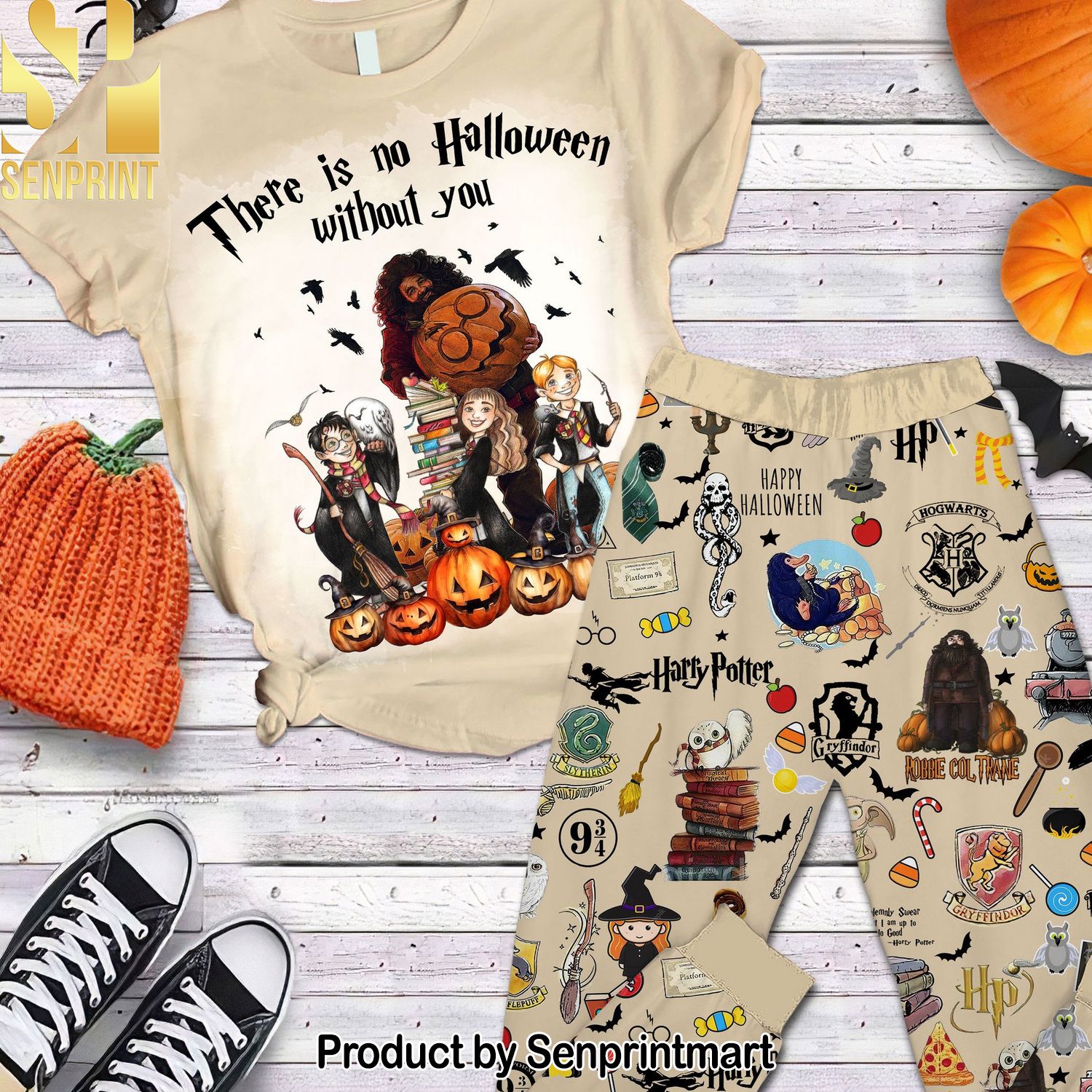 Harry Potter Hot Outfit All Over Print Pajama Sets