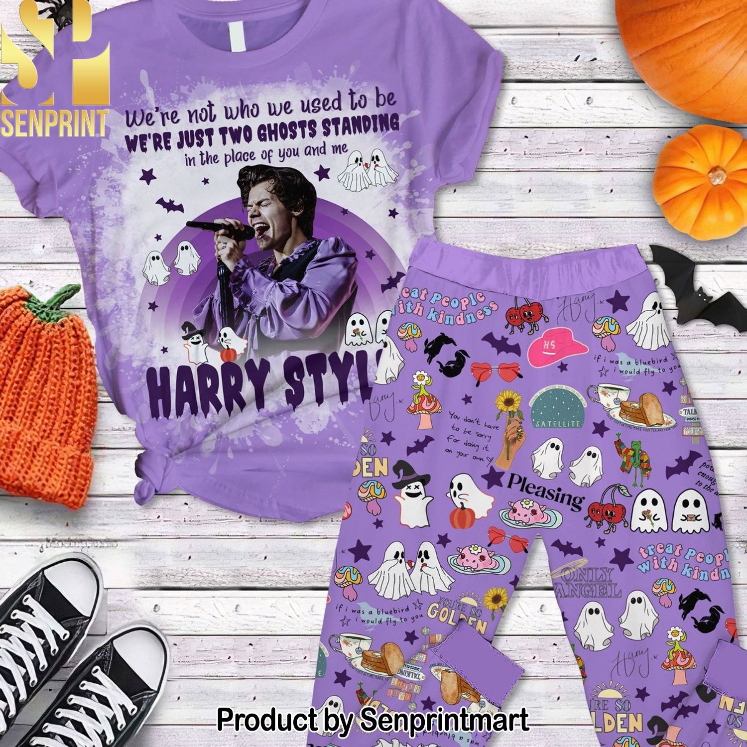 Harry Styles Full Printed Classic Pajama Sets