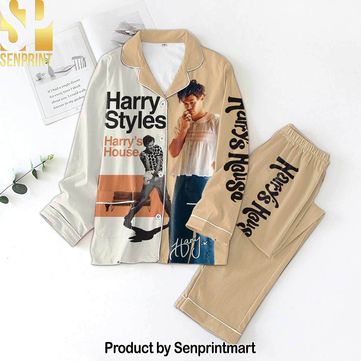 Harry Styles Unisex Full Print Pajama Sets