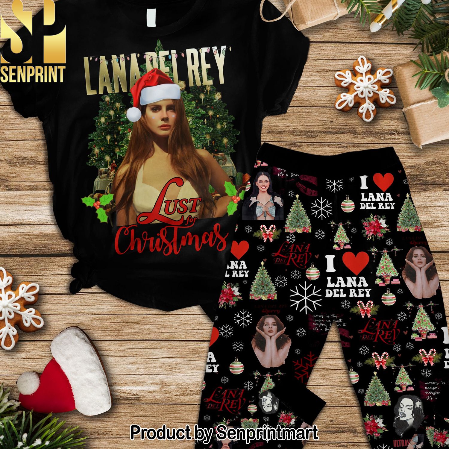 Lana Del Rey New Fashion Full Printed Pajama Sets