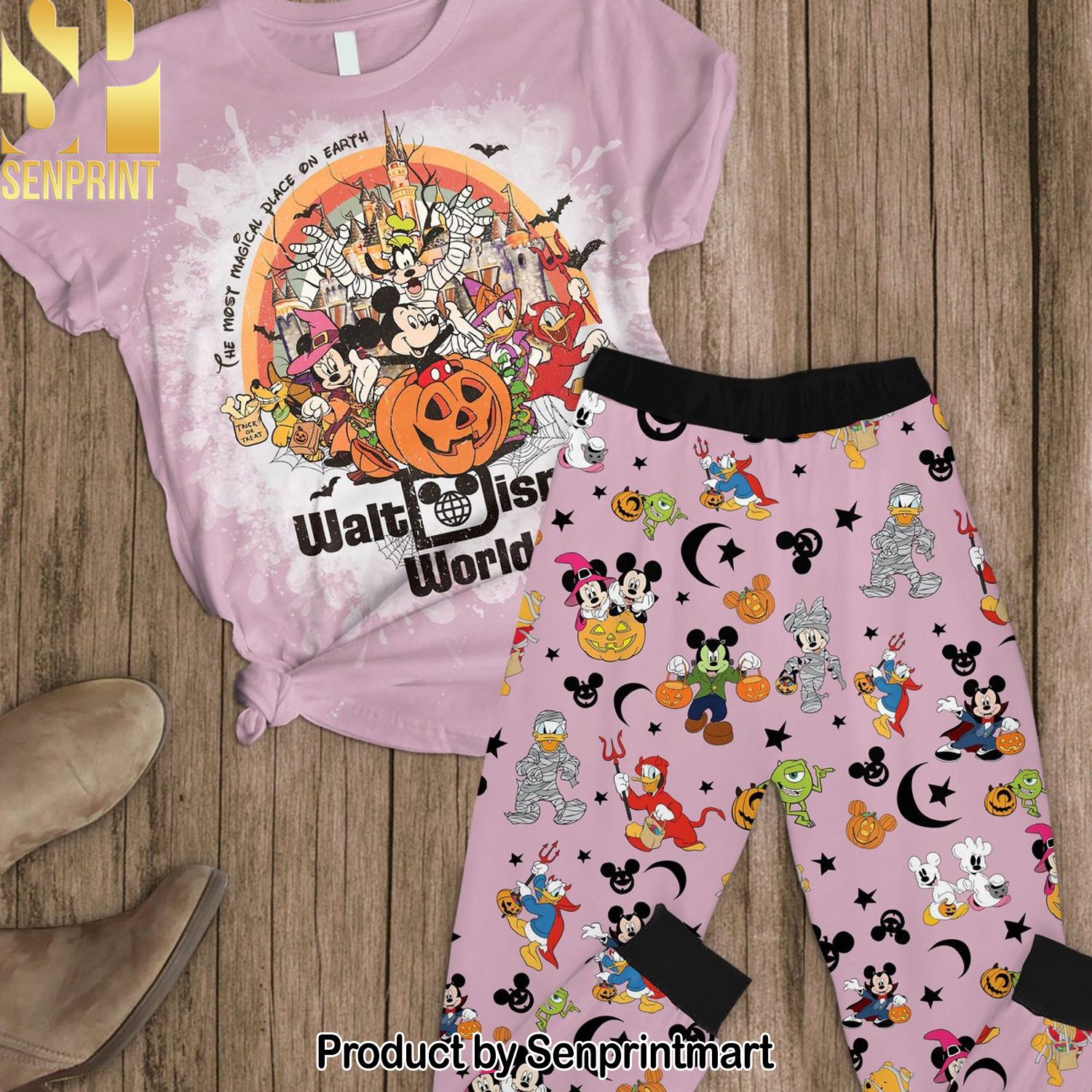 Mickey Mouse Combo Full Printing Pajama Sets