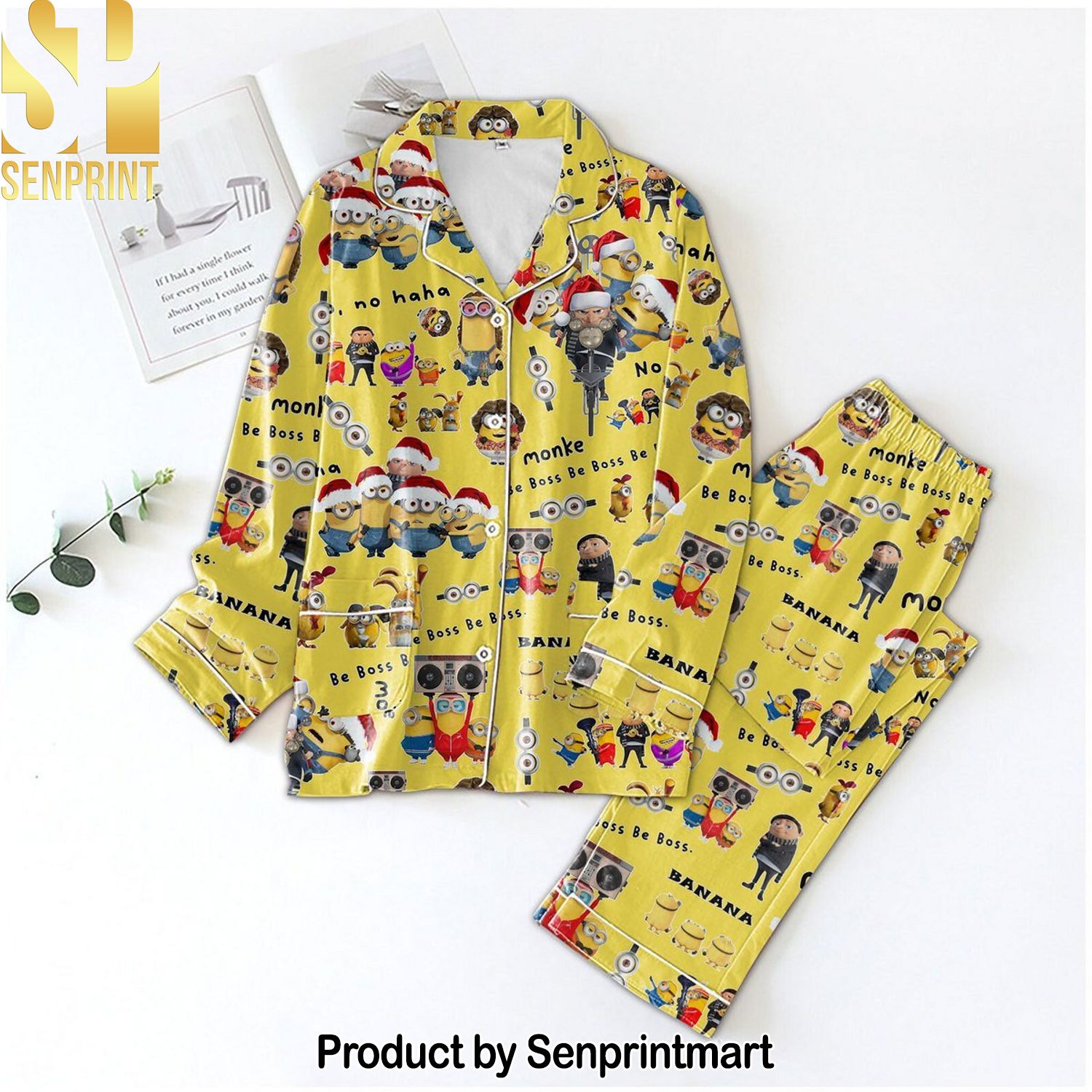 Minions Movie All Over Print Classic Pajama Sets