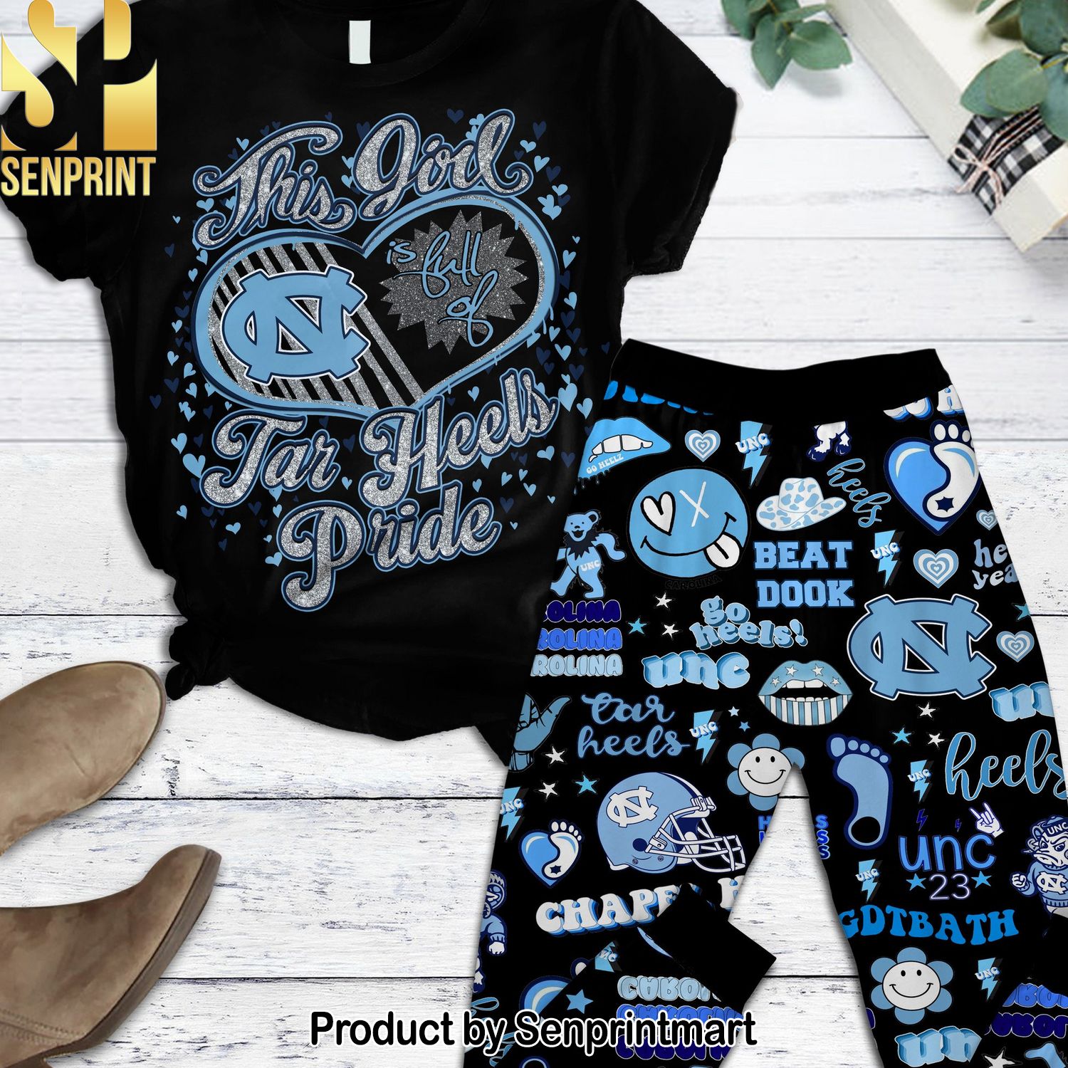 NCAA North Carolina Tar Heels Best Outfit 3D Pajama Sets