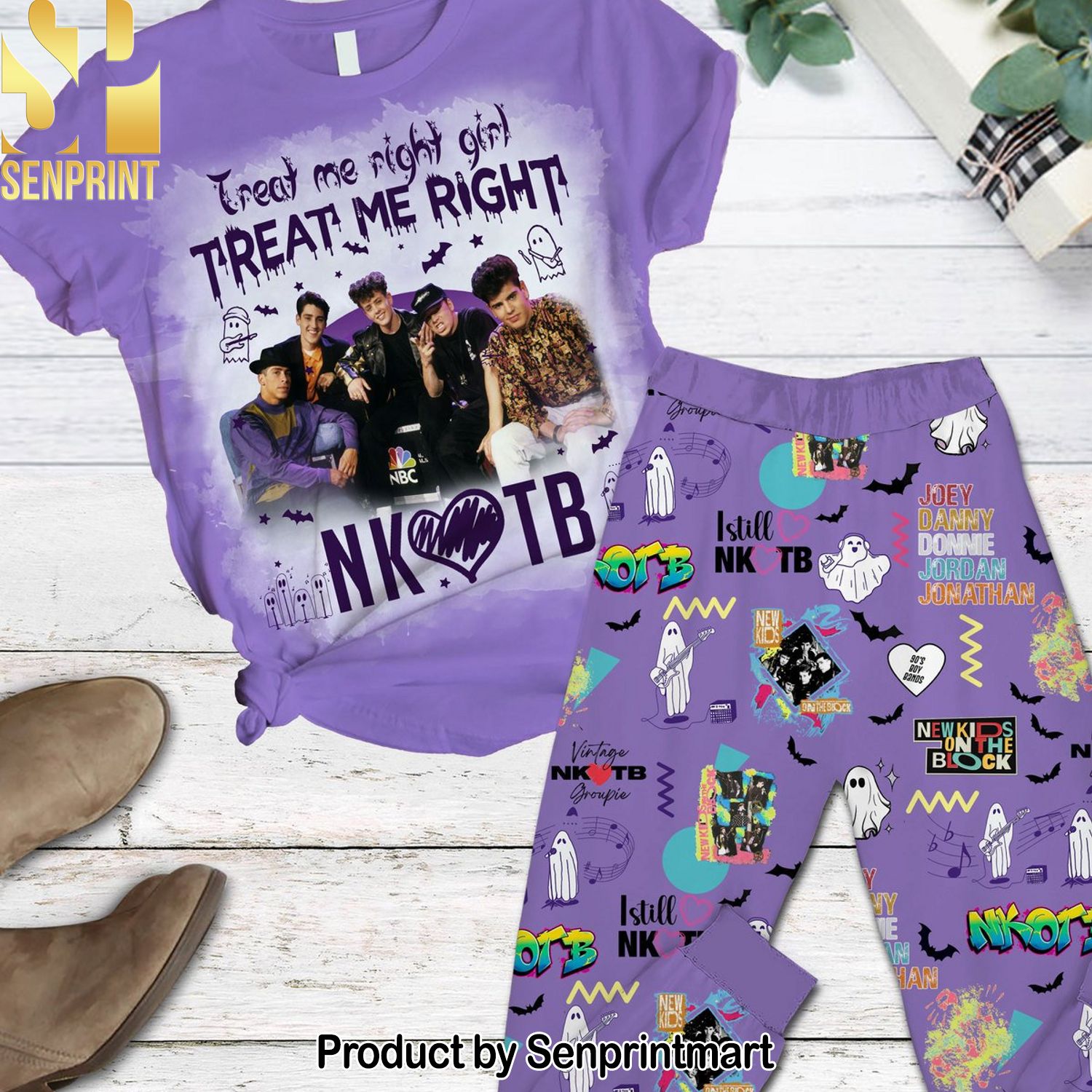 New Kids on the Block 3D All Over Printed Pajama Sets