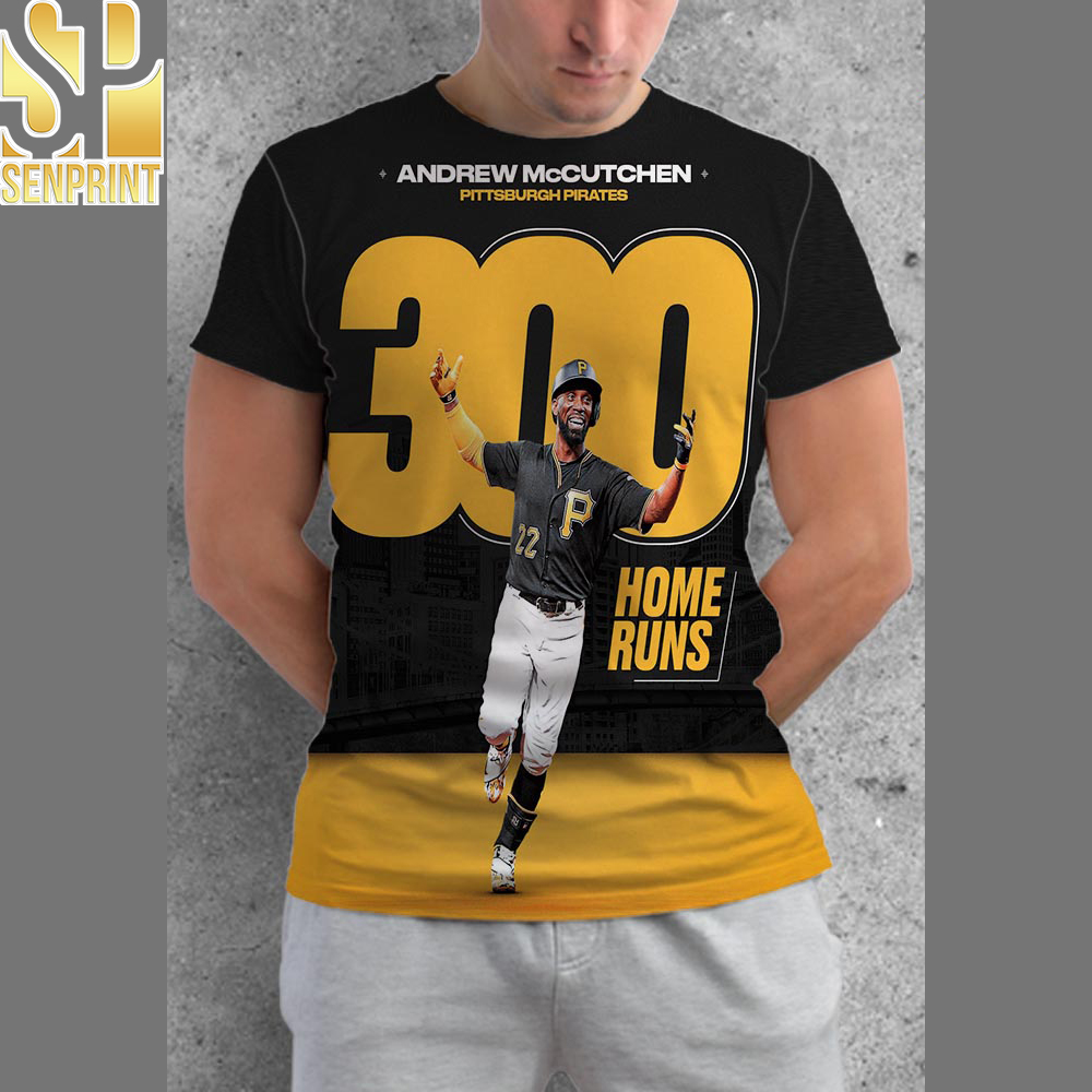 Andrew McCutchen Is Just The Fourth Player To Reach The 300 Home Run Mark In Pittsburgh Pirates All Over Print Shirt – SEN4150911