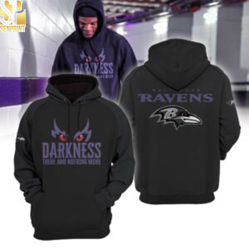 Baltimore Ravens NFL Darkness There And Nothing More Hoodie – SEN4150919