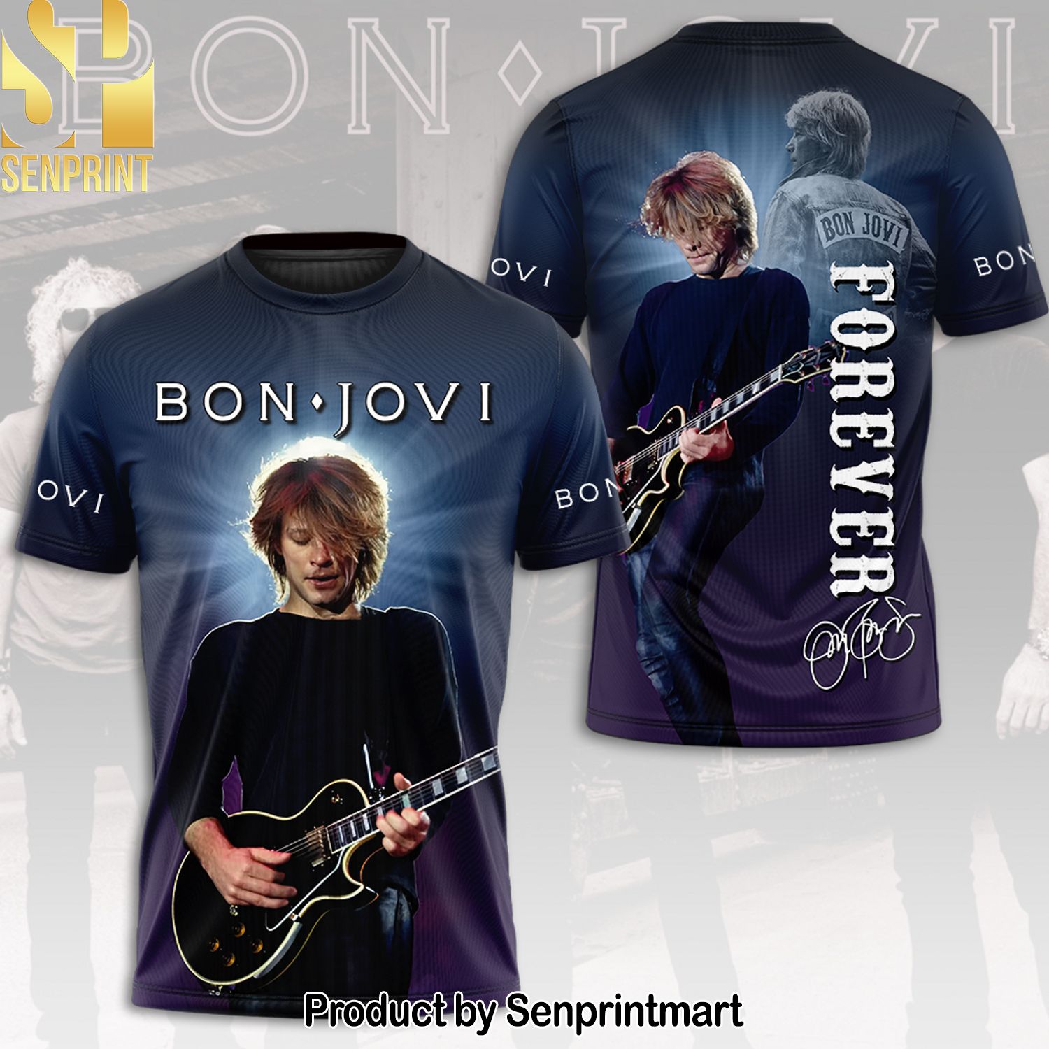 Bon Jovi Full Printing Shirt – SEN0018