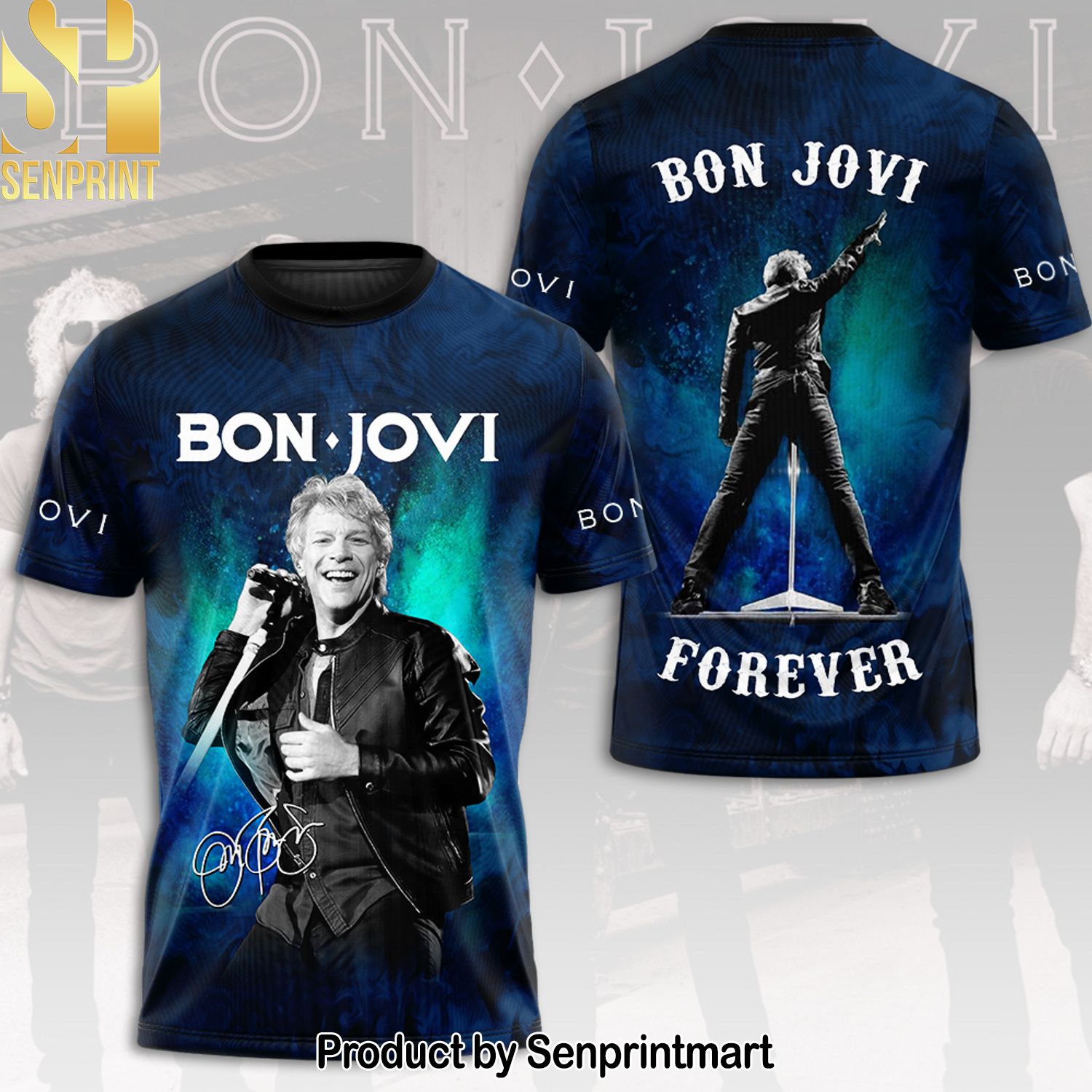 Bon Jovi Full Printing Shirt – SEN0191