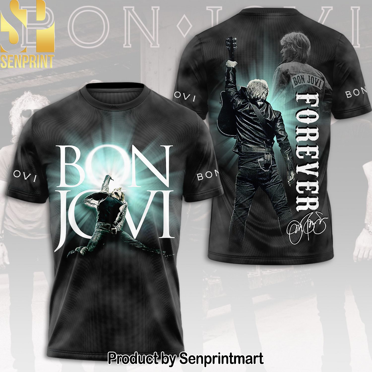 Bon Jovi Full Printing Shirt – SEN0218