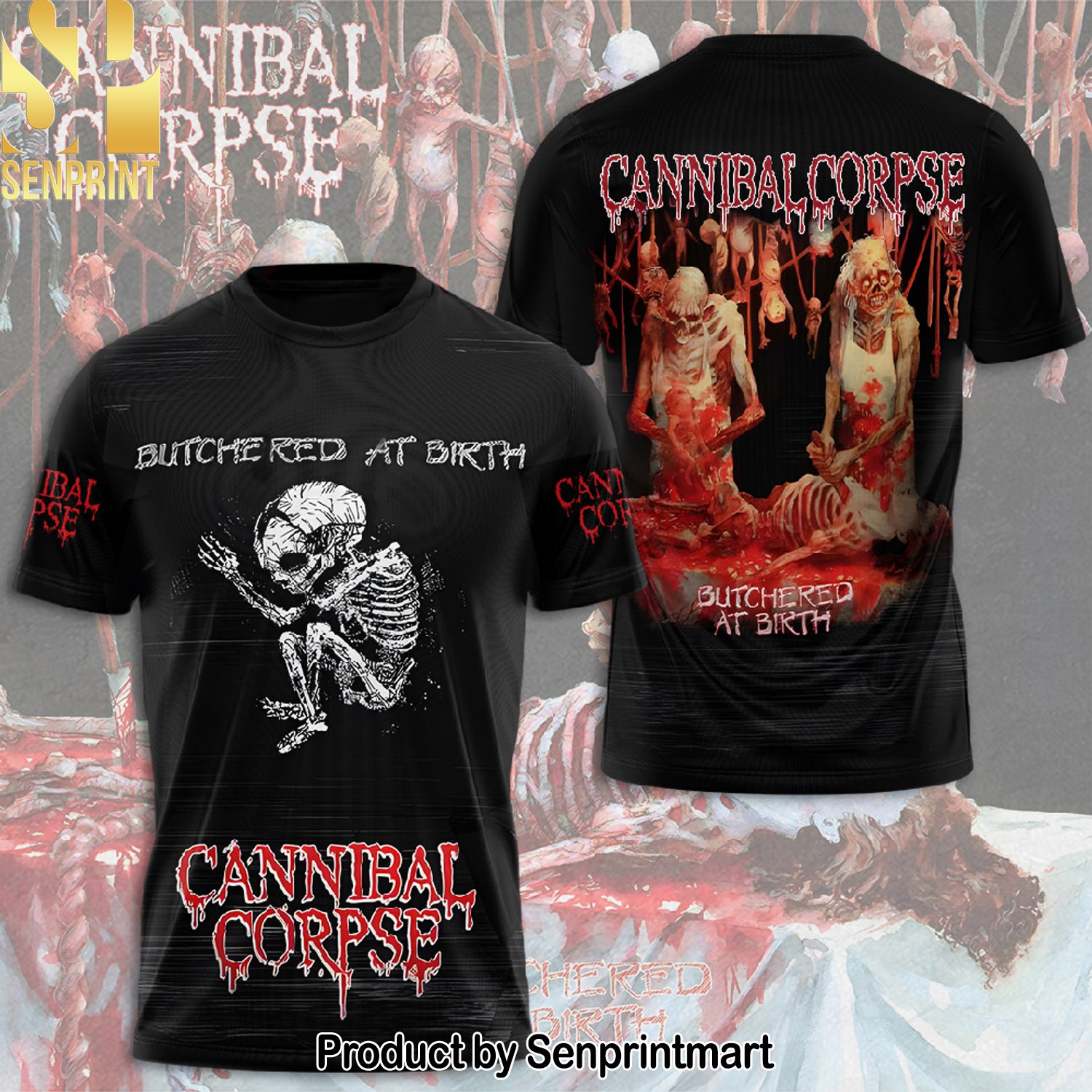 Cannibal Corpse Full Printing Shirt – SEN0174