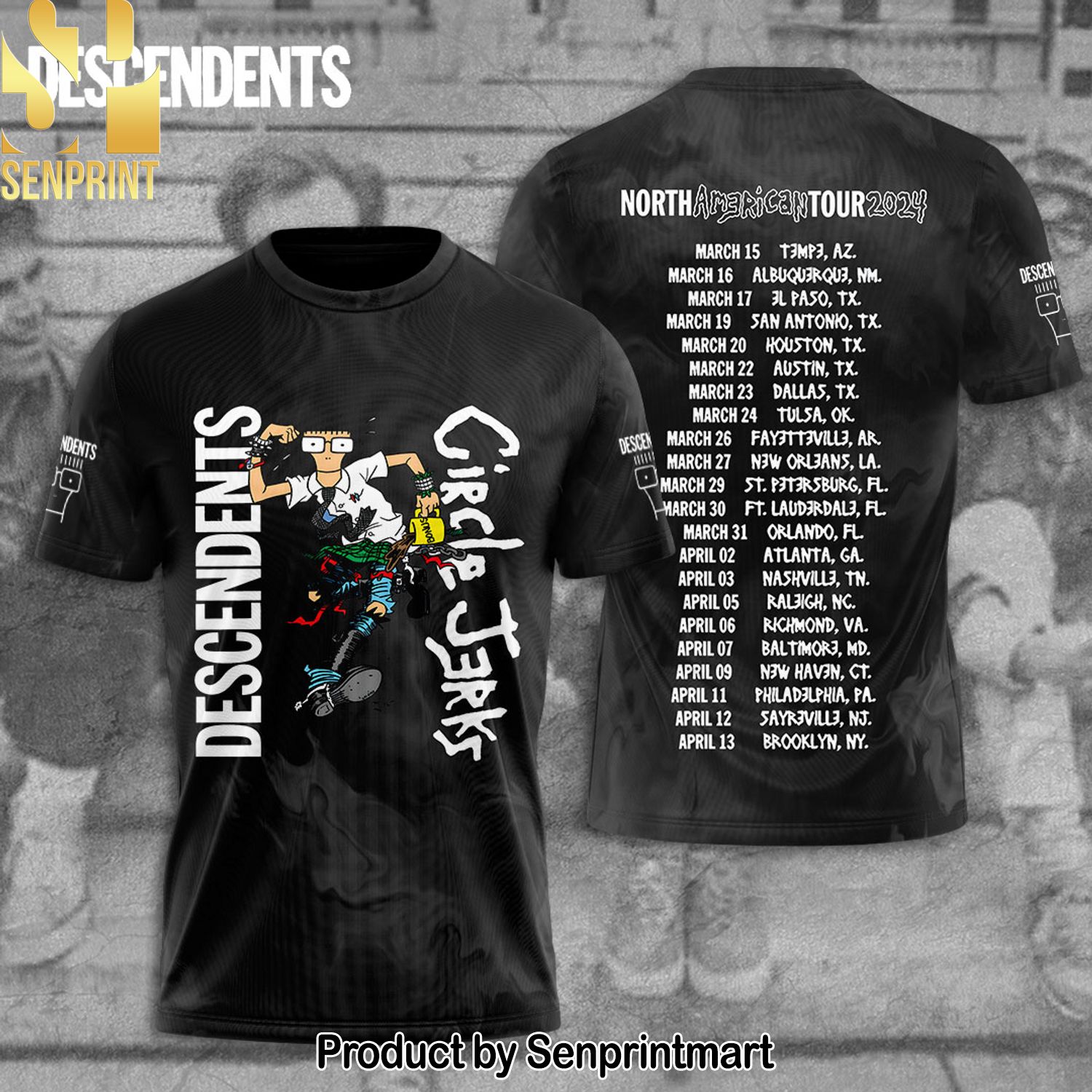 Descendents Full Printing Shirt – SEN0044