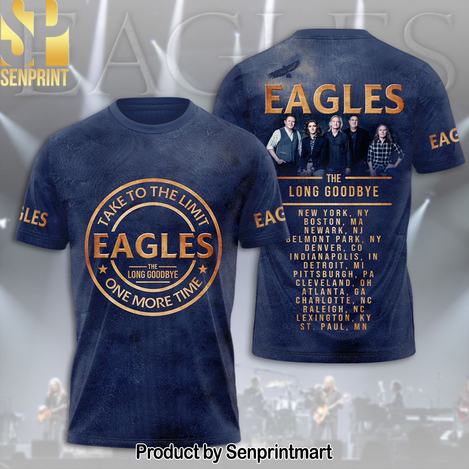 Eagles Band Full Printing Shirt – SEN0021