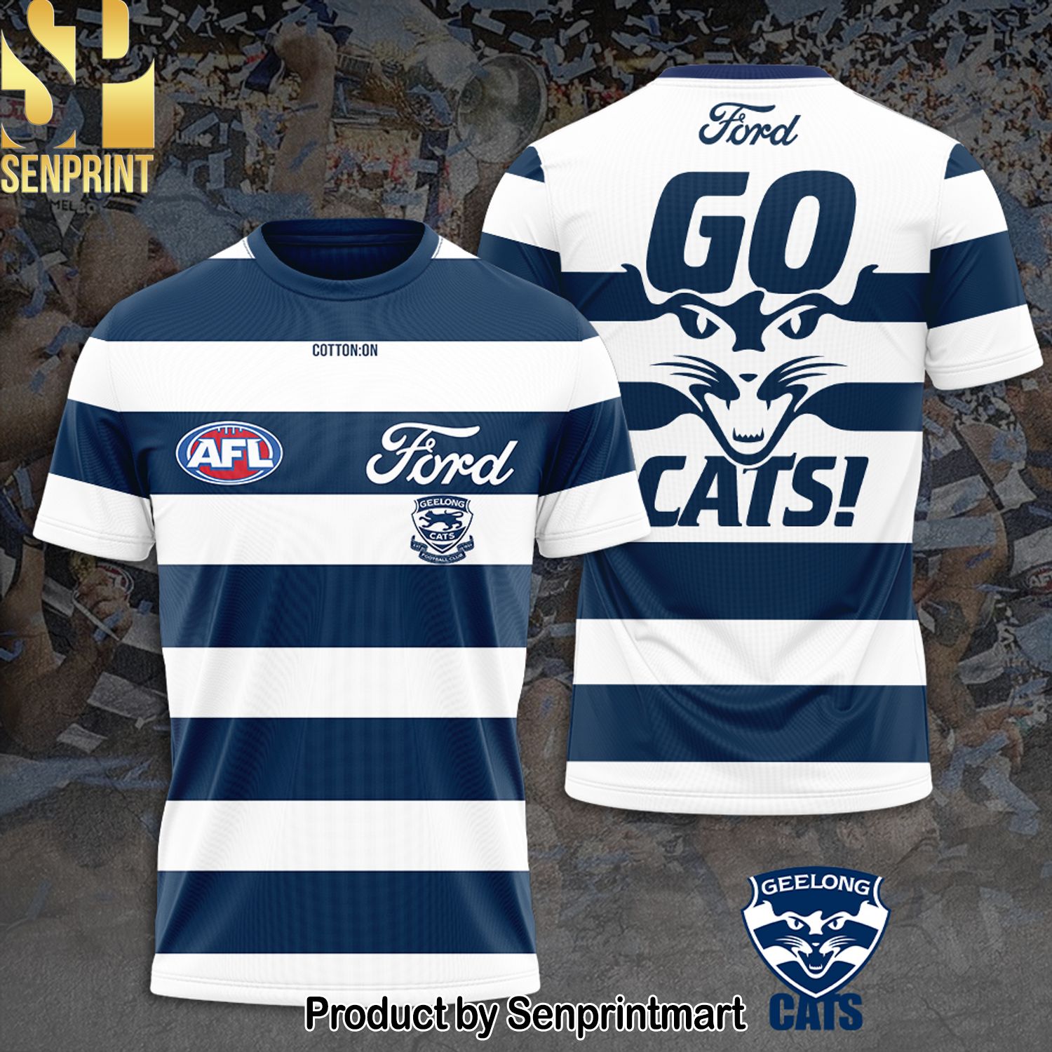 Geelong Football Club Full Printing Shirt – SEN0074