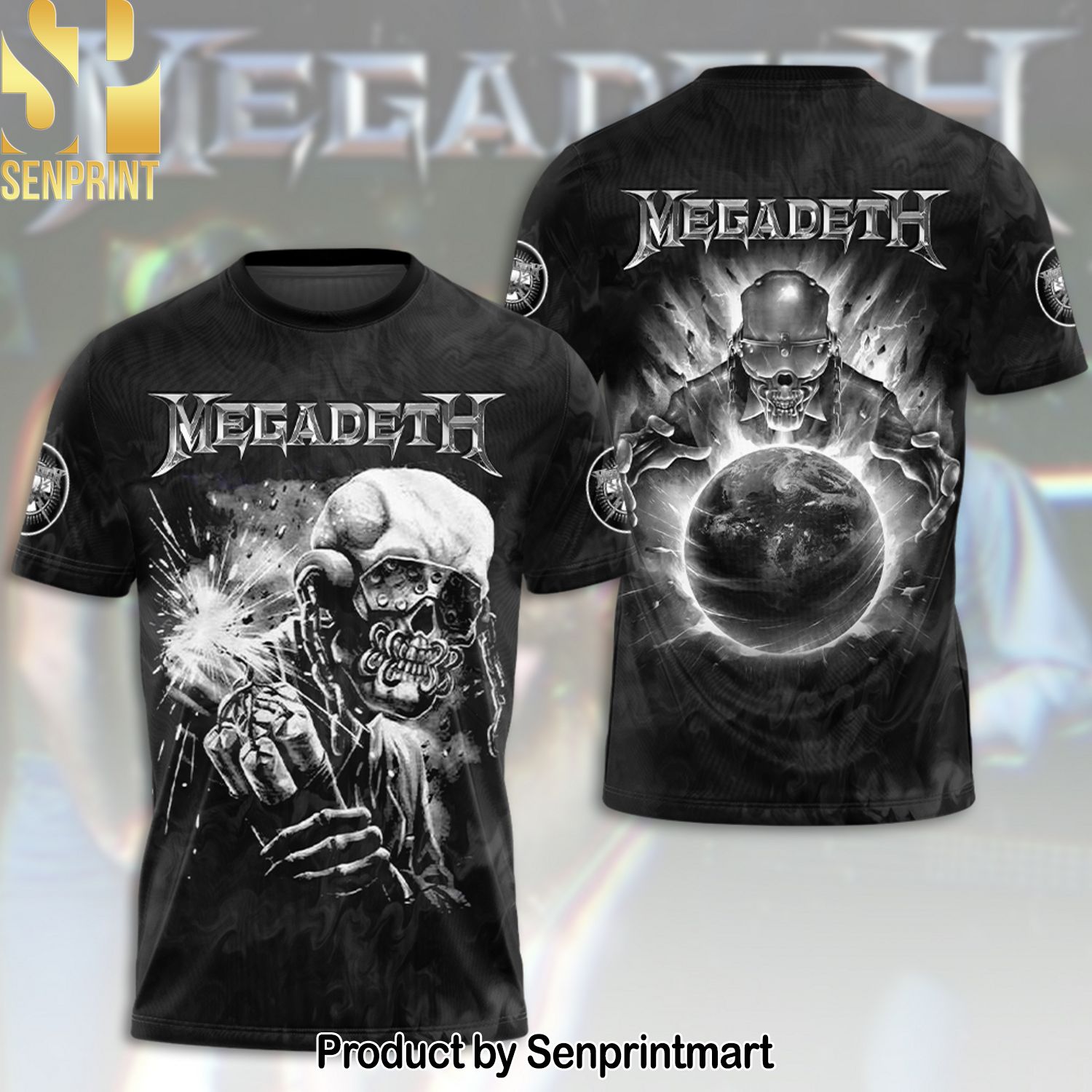 Megadeth Band Full Printing Shirt – SEN0124