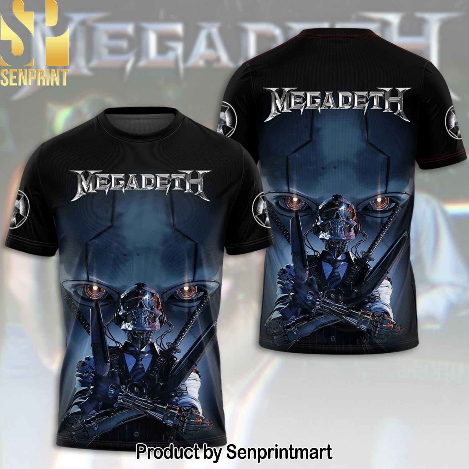 Megadeth Band Full Printing Shirt – SEN0151