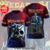 Personalized Megadeth Band Full Printing Shirt – SEN0026