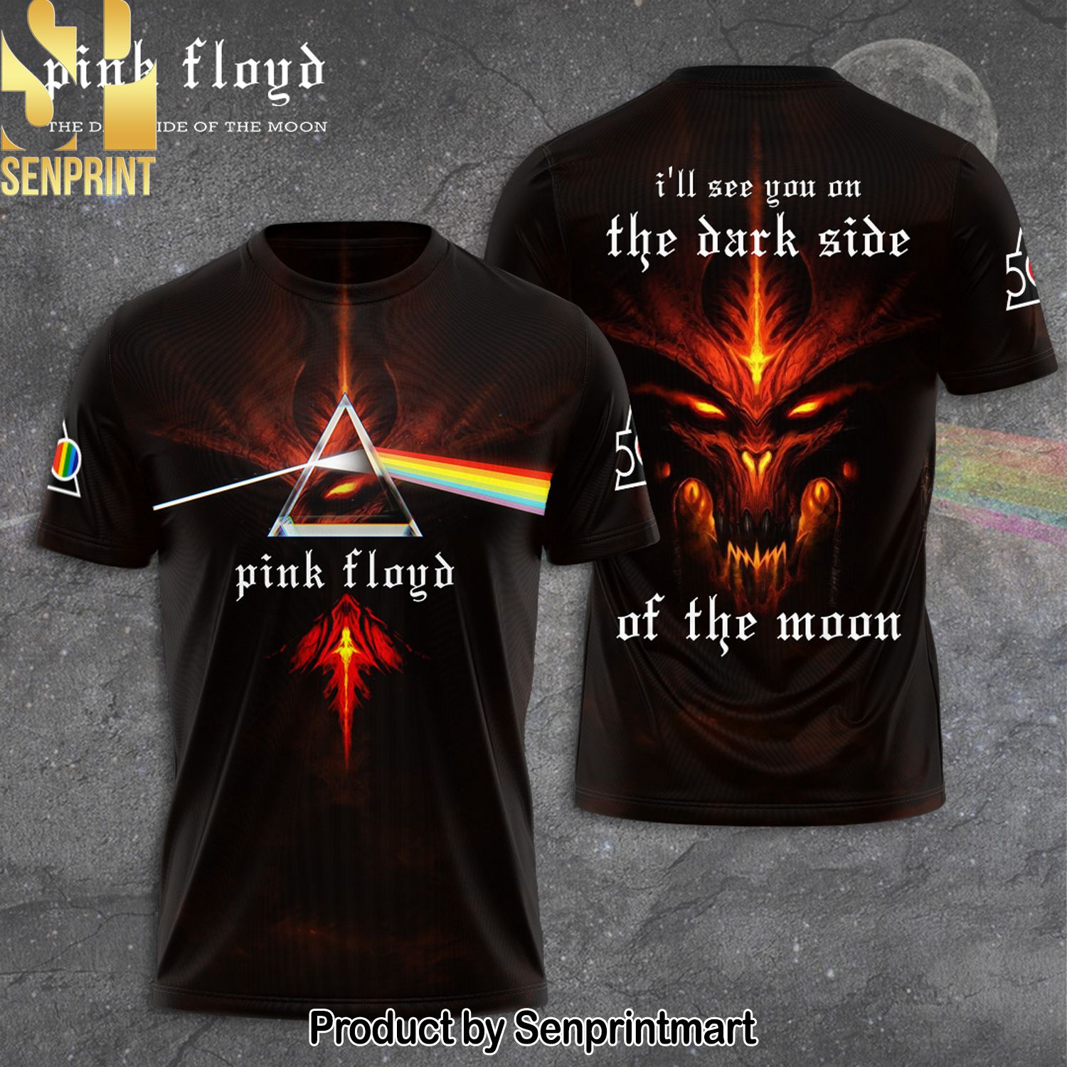 Pink Floyd Full Printing Shirt – SEN0036