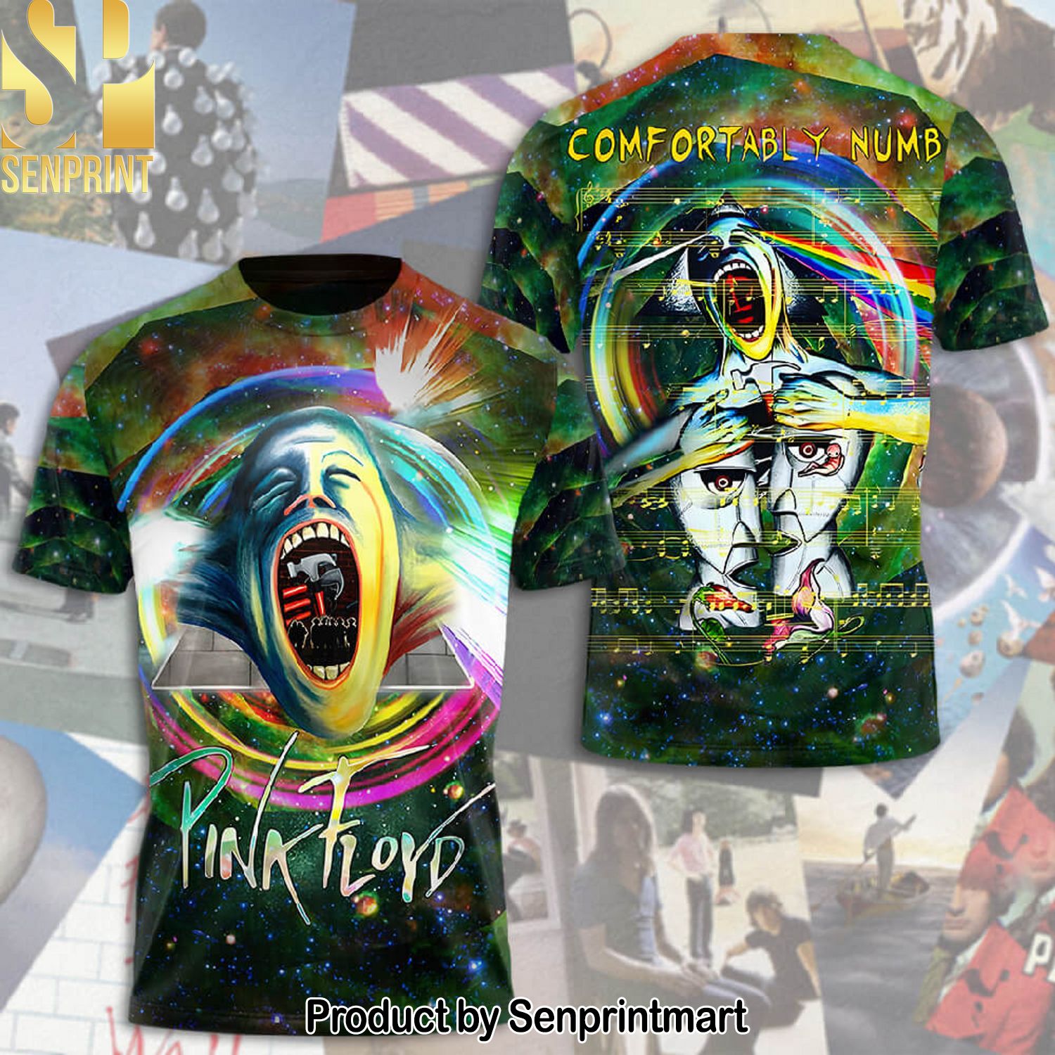 Pink Floyd Full Printing Shirt – SEN0096