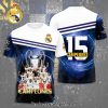 Real Madrid CF Full Printing Shirt – SEN0064